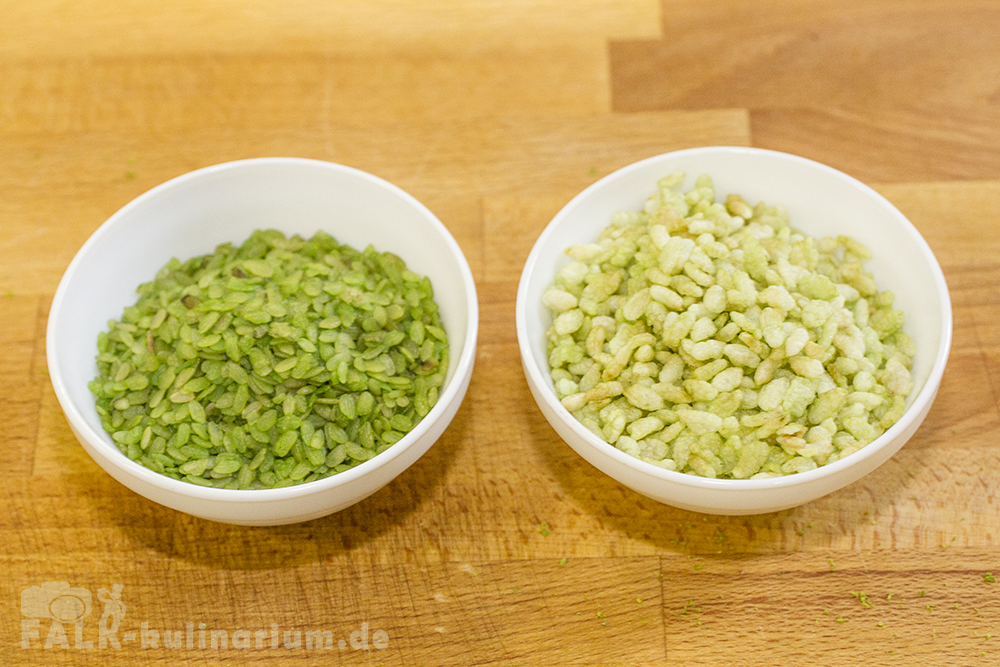 Grüner Reis vs. Grüner Puffreis