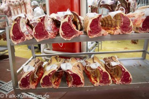 Fleisch auf dem Rungis Markt in Paris