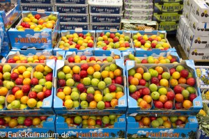 Obst auf dem Rungis Markt in Paris