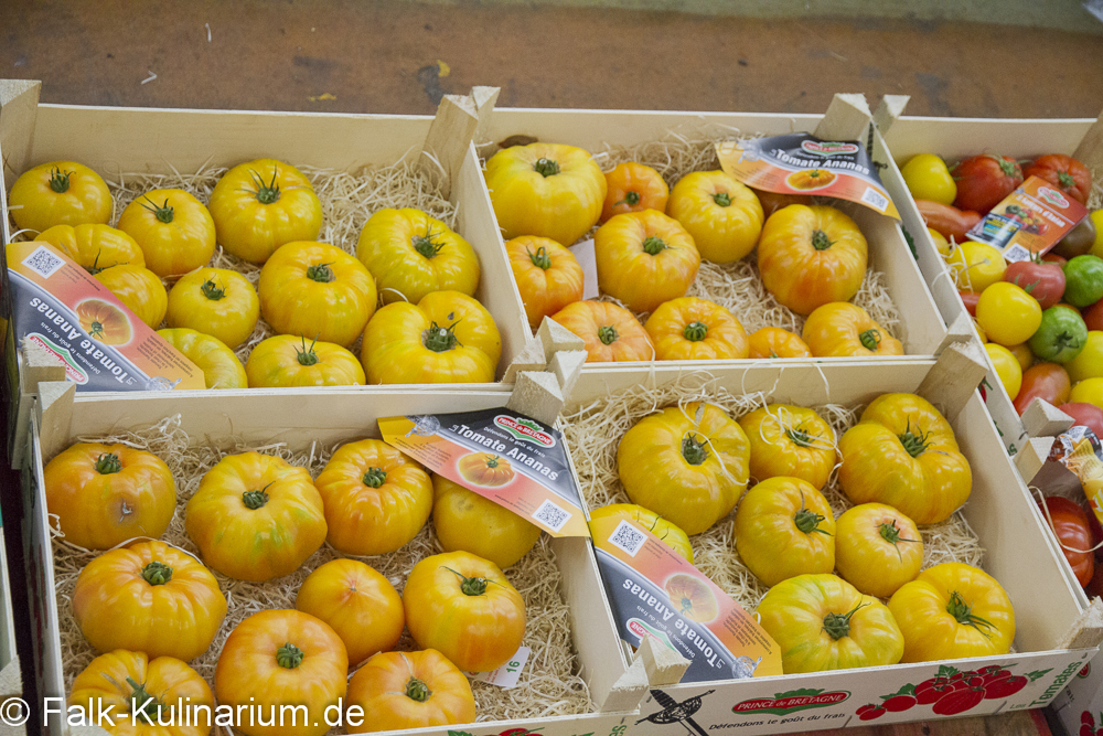 Tomaten auf dem Rungis Markt in Paris