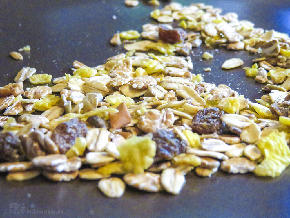 Haferflocken, Weizenkleie und Leinsamen