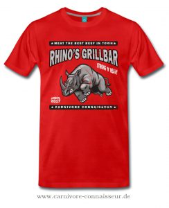 Rhino's Grillbar - Lustiges Grillshirt
